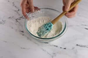 Mix together dry ingredients