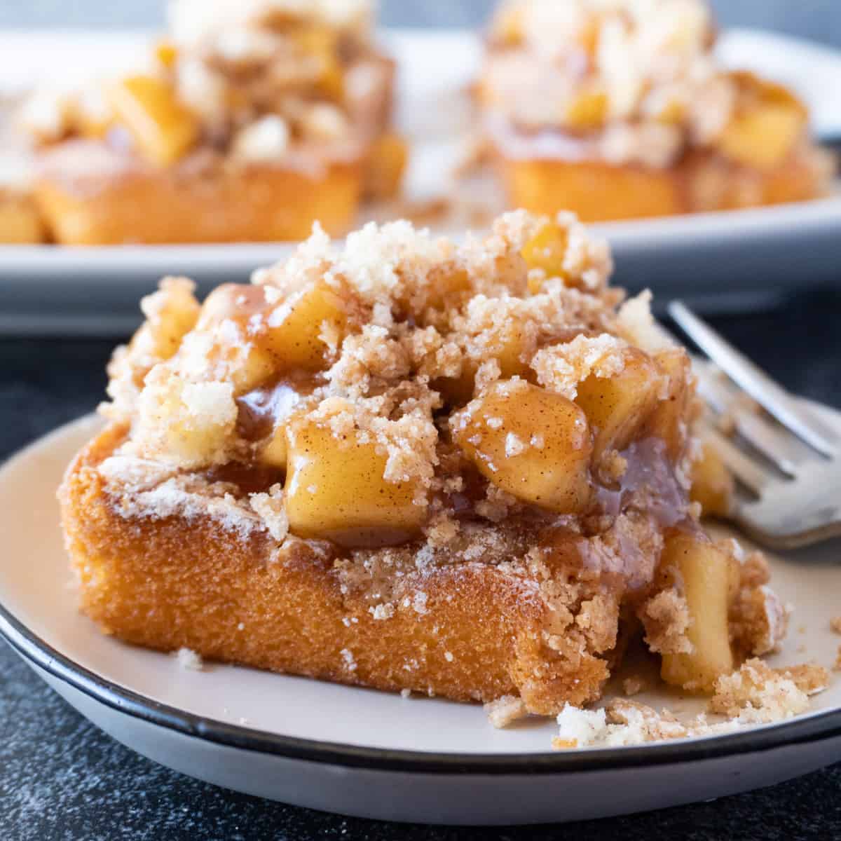 Apple Cobbler Cake Featured Image