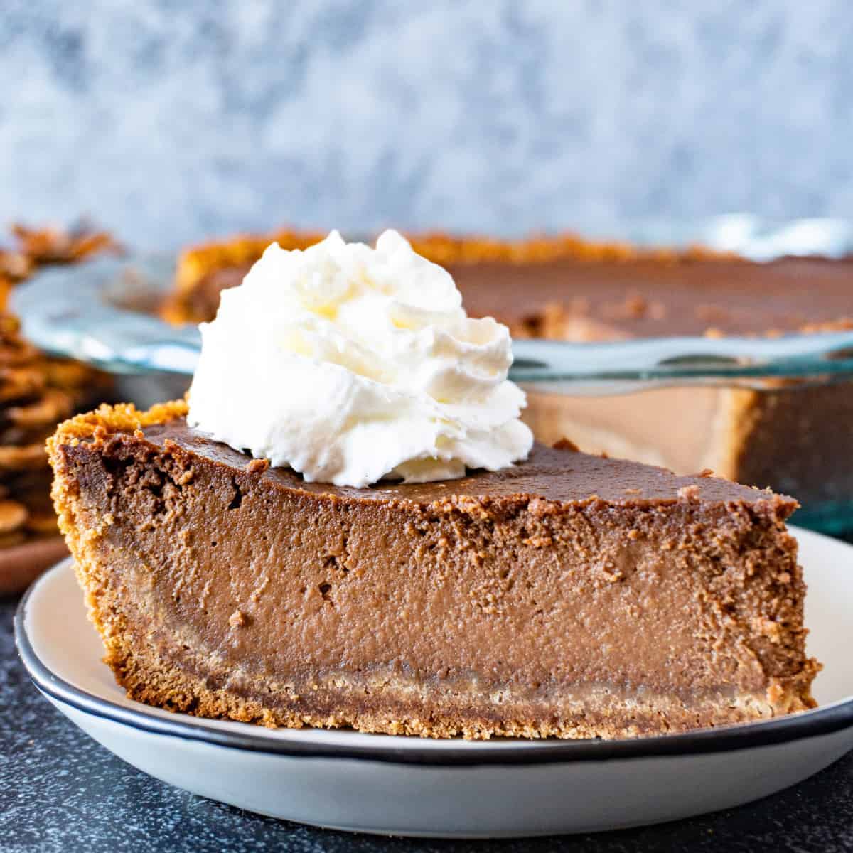 chocolate pumpkin pie featured image