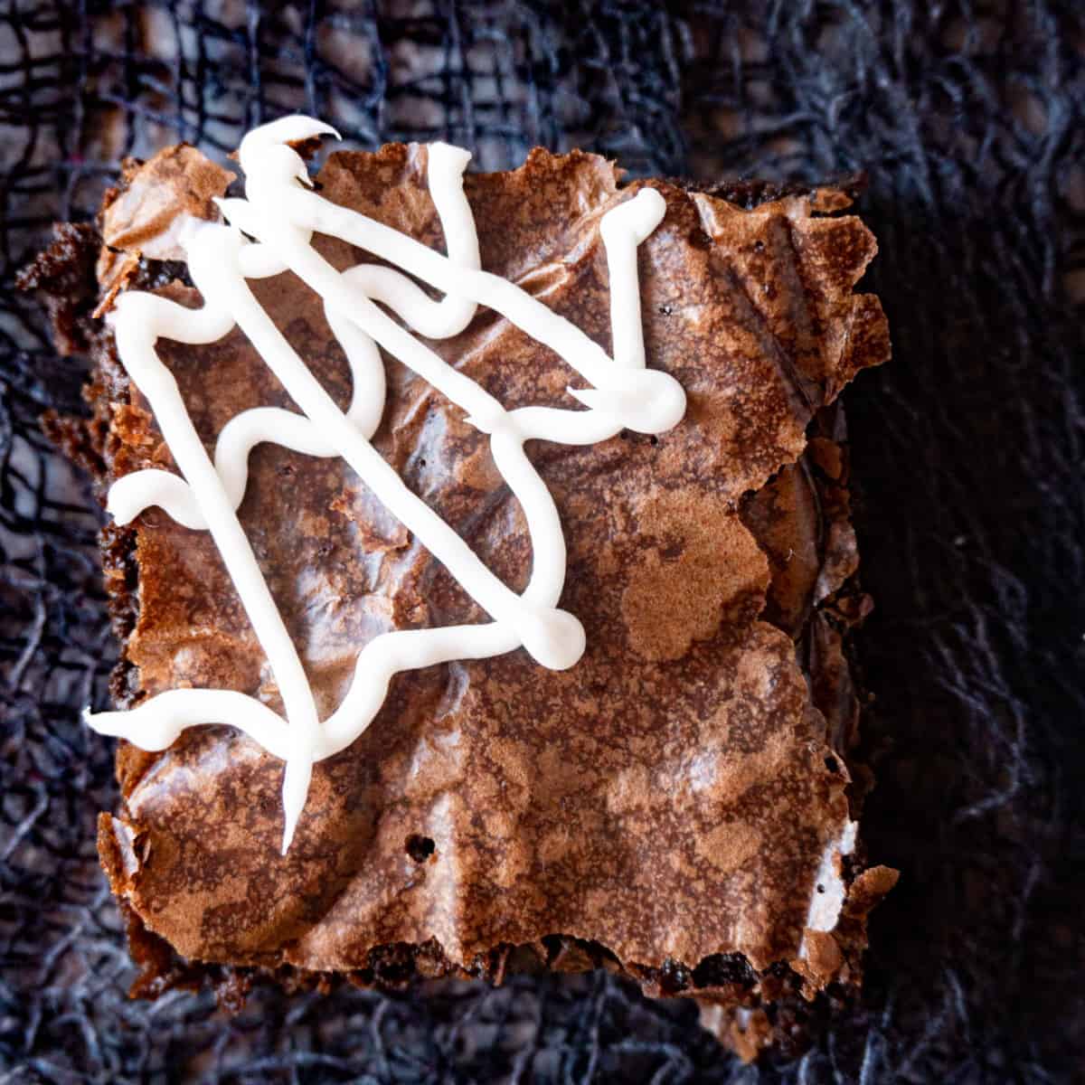 Spider Web Brownies featured image