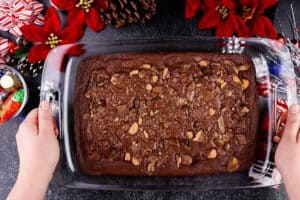 brownie baked