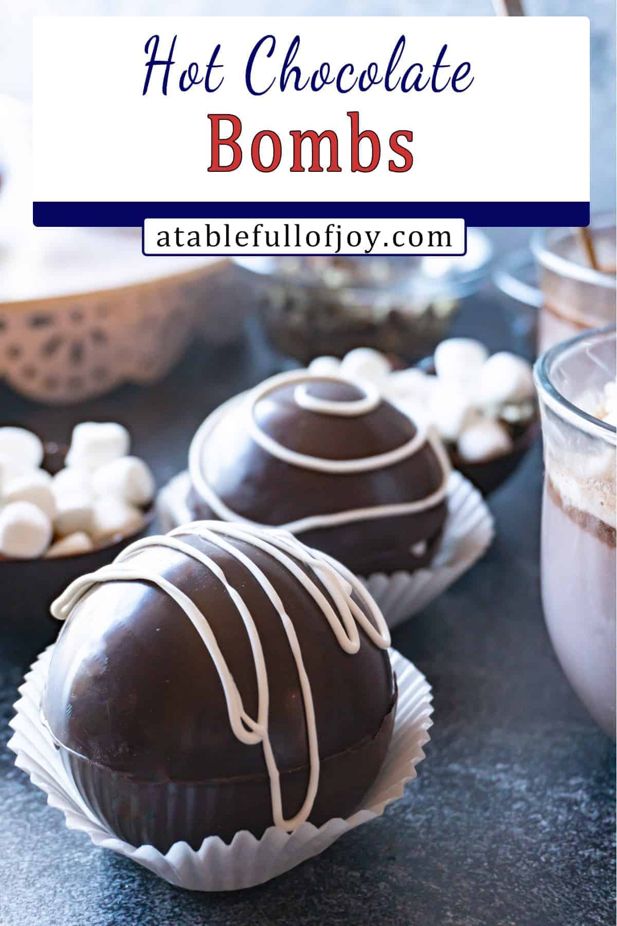 Hot Chocolate Bombs Recipe Pinterest Pin