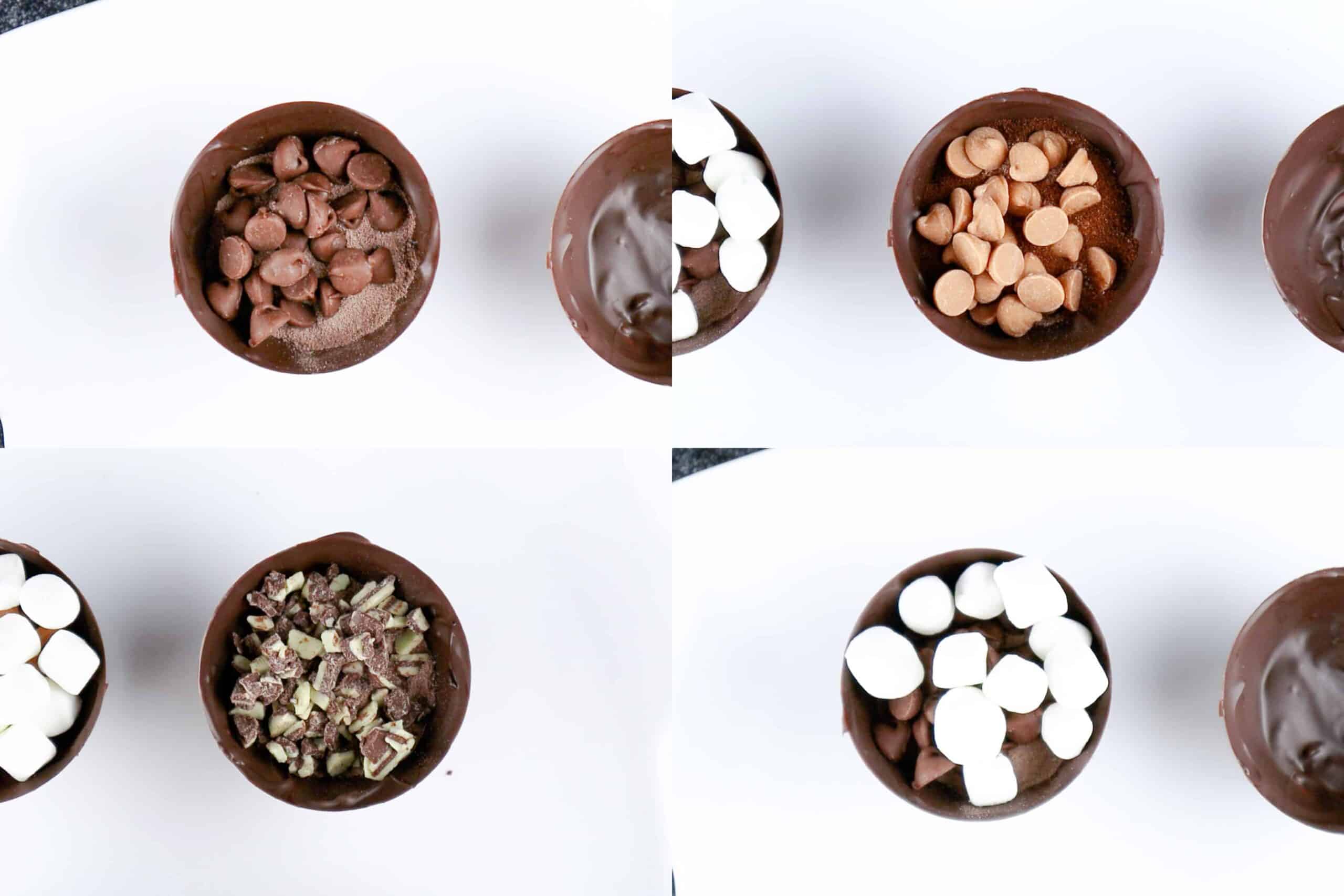 variations of flavors for the chocolate bomb