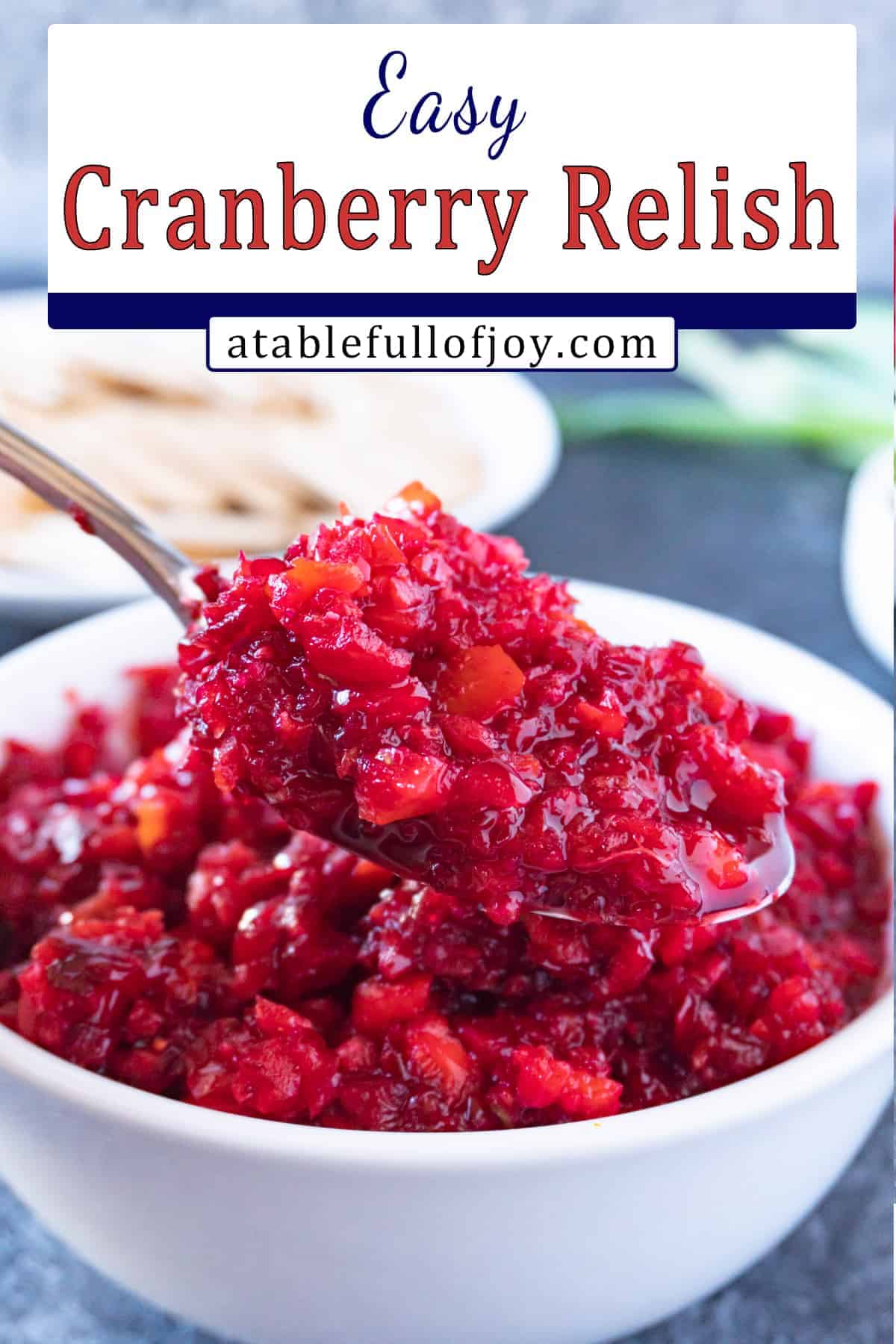 cranberry relish pinterest pin