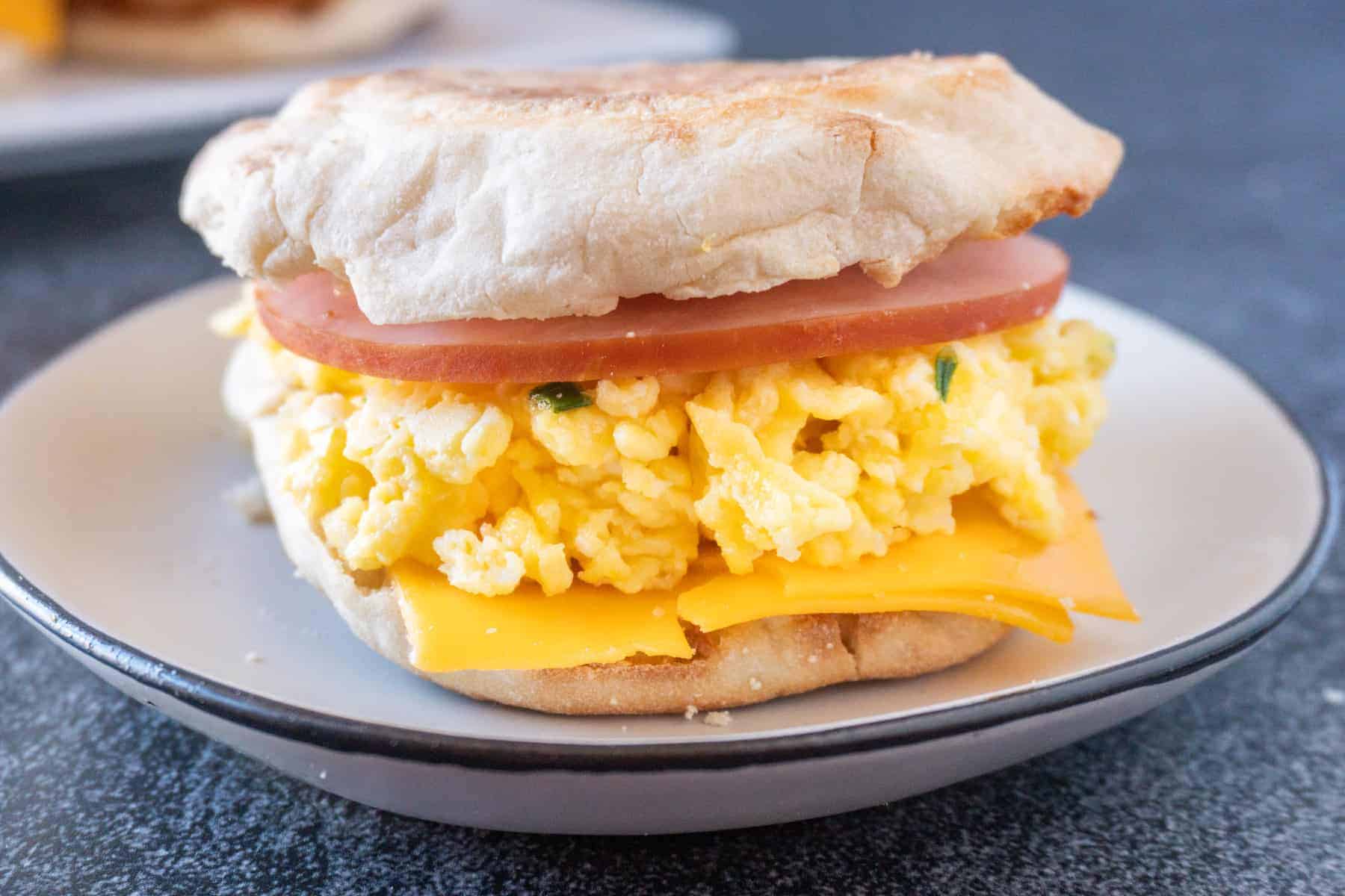 The BEST Breakfast Egg Sandwich  Scrambled, Fried & Freezer Friendly!