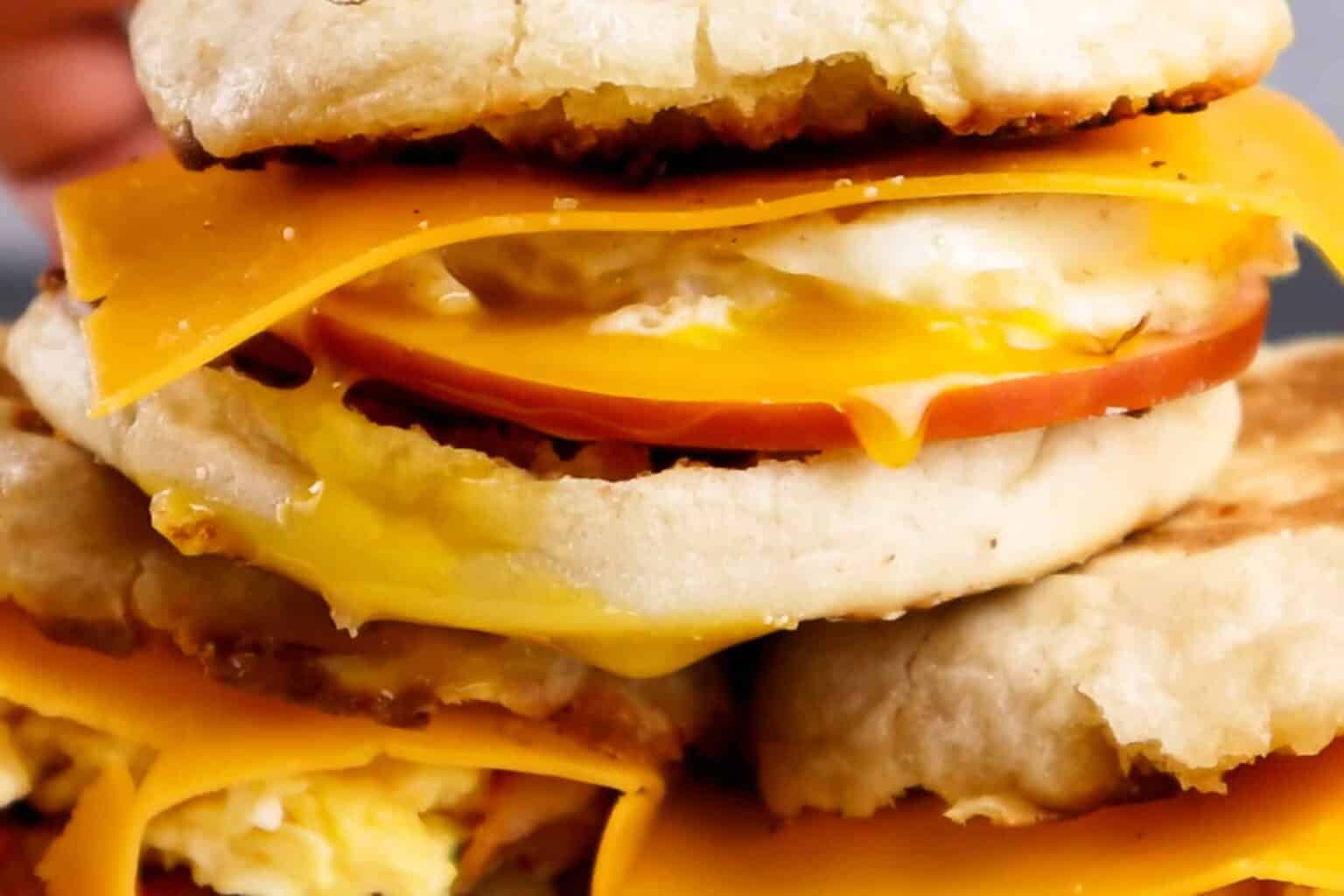 The BEST Breakfast Egg Sandwich | Scrambled, Fried & Freezer Friendly!