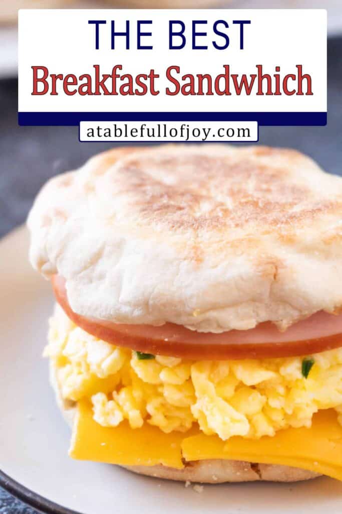 The BEST Breakfast Egg Sandwich | Scrambled, Fried & Freezer Friendly!