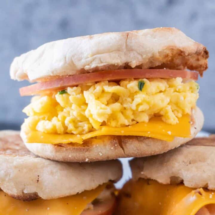 The BEST Breakfast Egg Sandwich | Scrambled, Fried & Freezer Friendly!