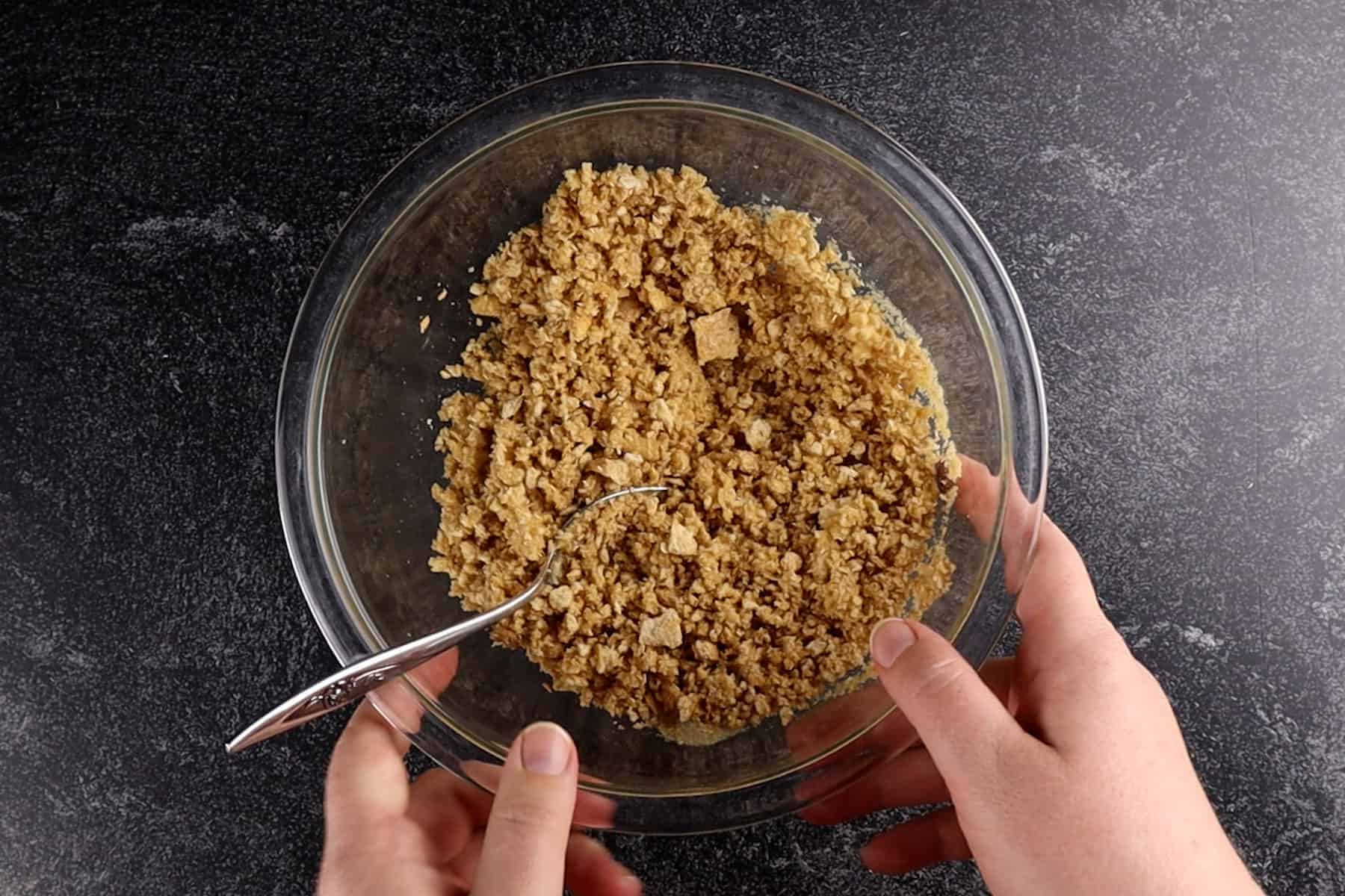 graham cracker crust mixture