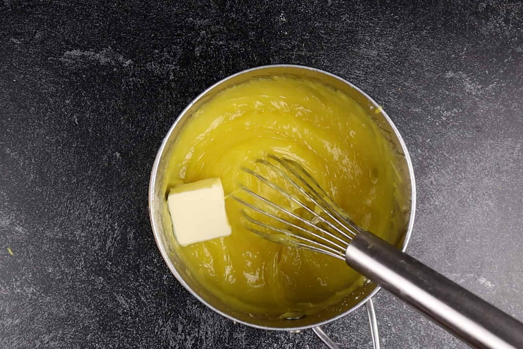 lemon filling with butter in it