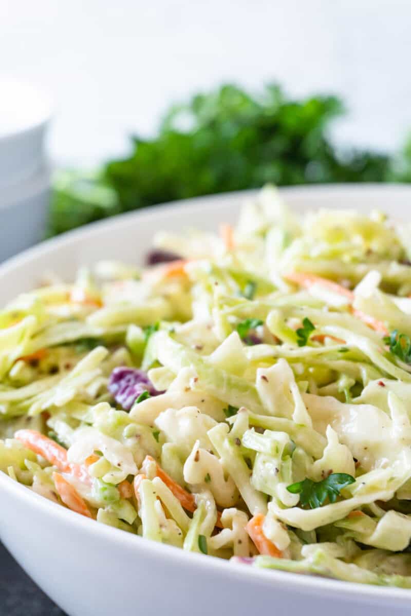 The BEST Broccoli Slaw Make in less that 5 minutes