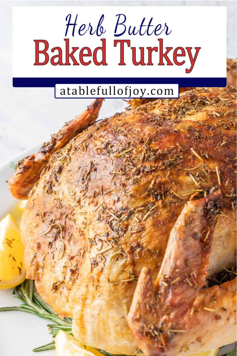 The BEST Herb Butter Turkey Recipe | Crispy Skin, Juicy Turkey