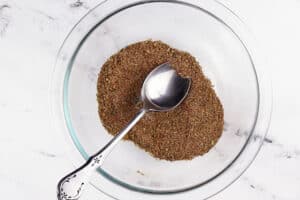 spice mixture in bowl with all spices mixed together