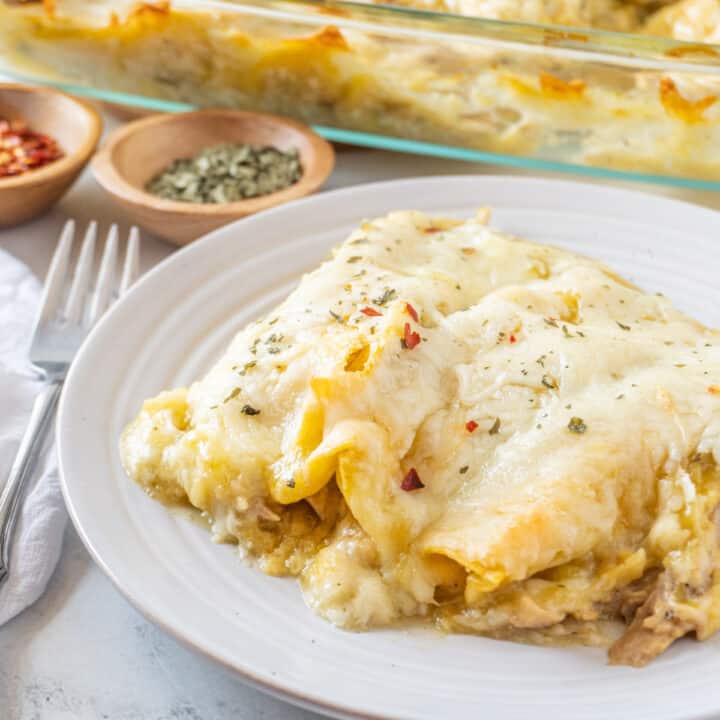 The BEST Leftover Turkey Enchiladas Ready in 30 minutes!