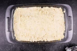 mashed potatoes after baking