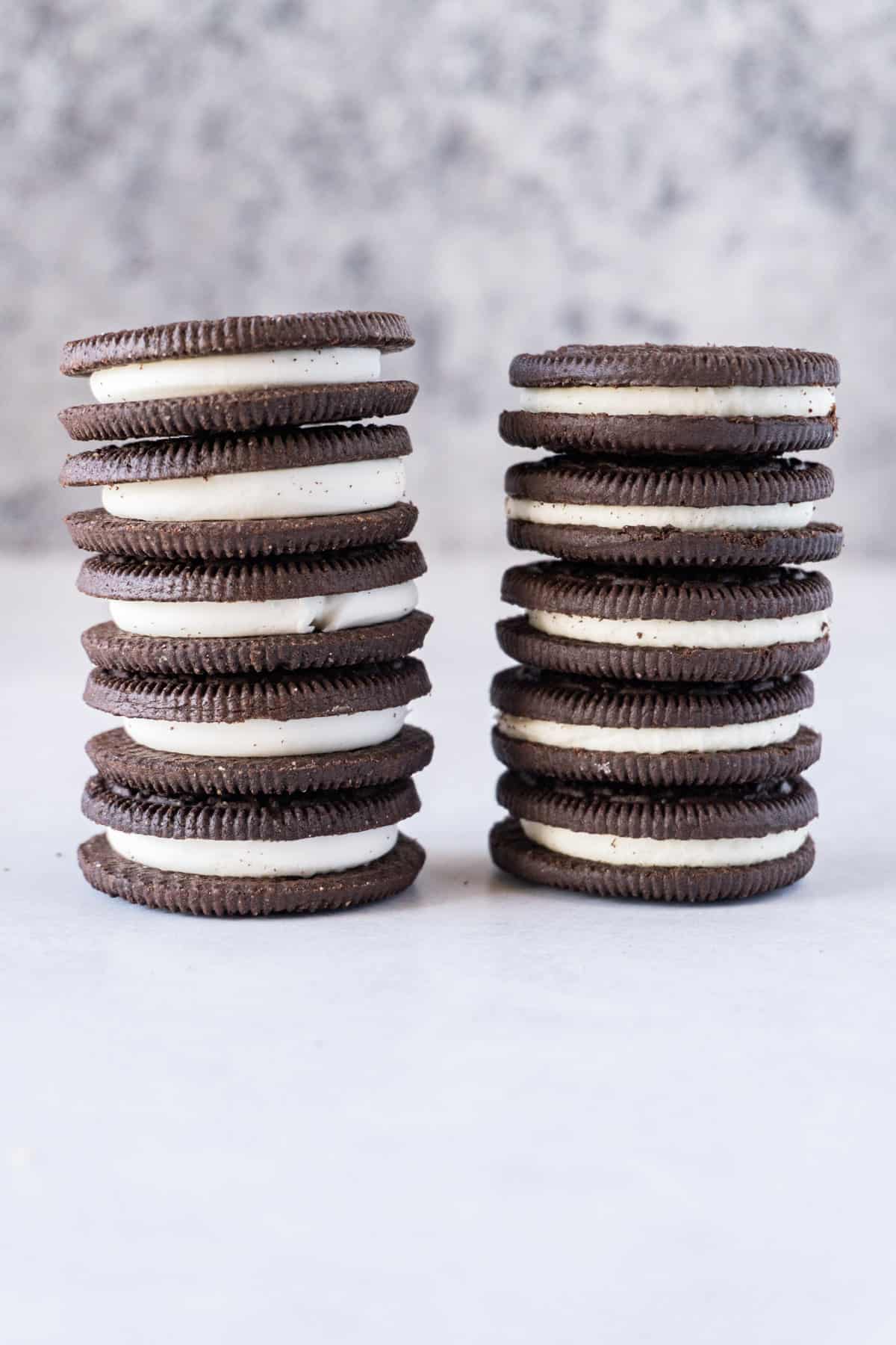 gf vs regular oreos stacked