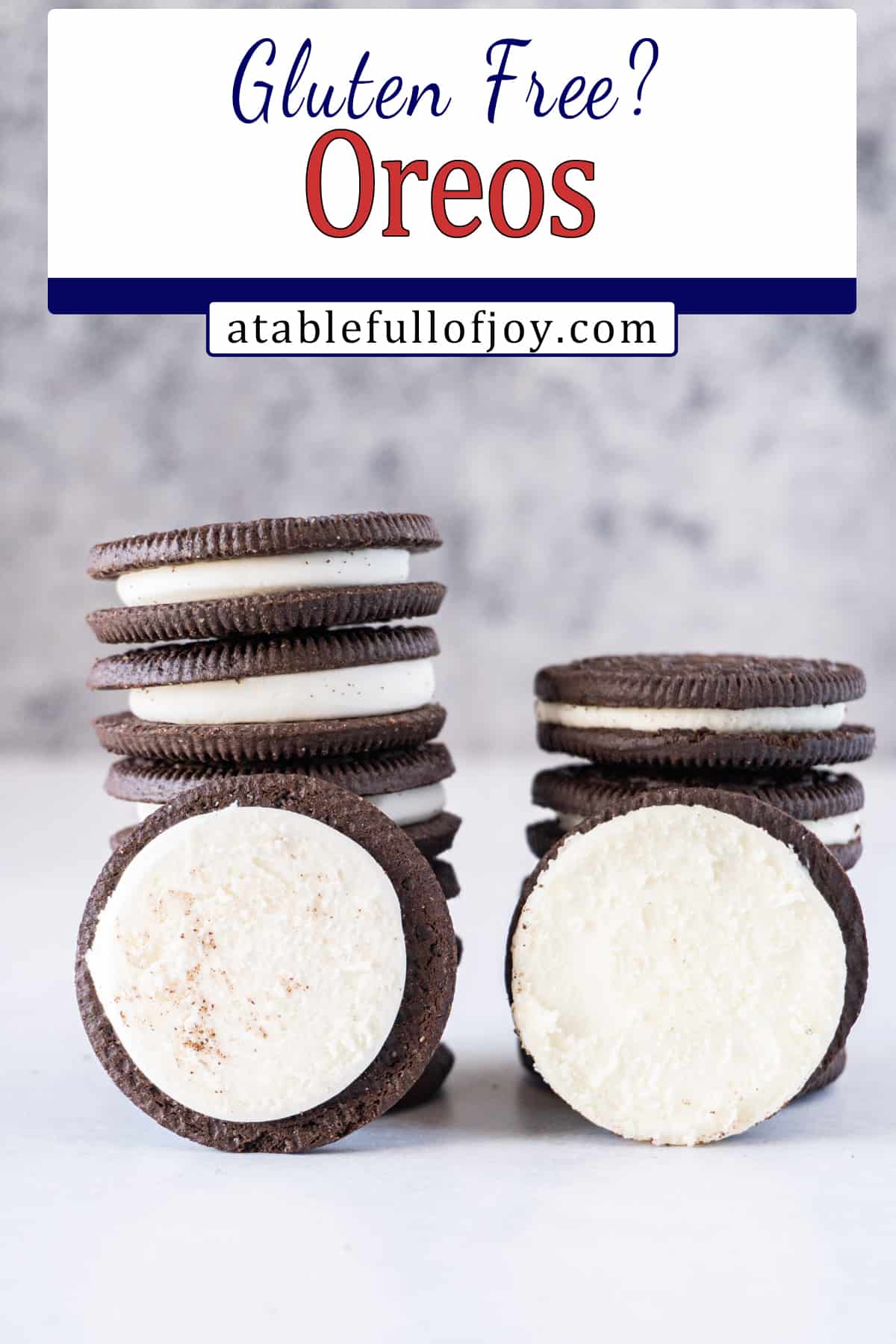 oreos stacked pinterest pin