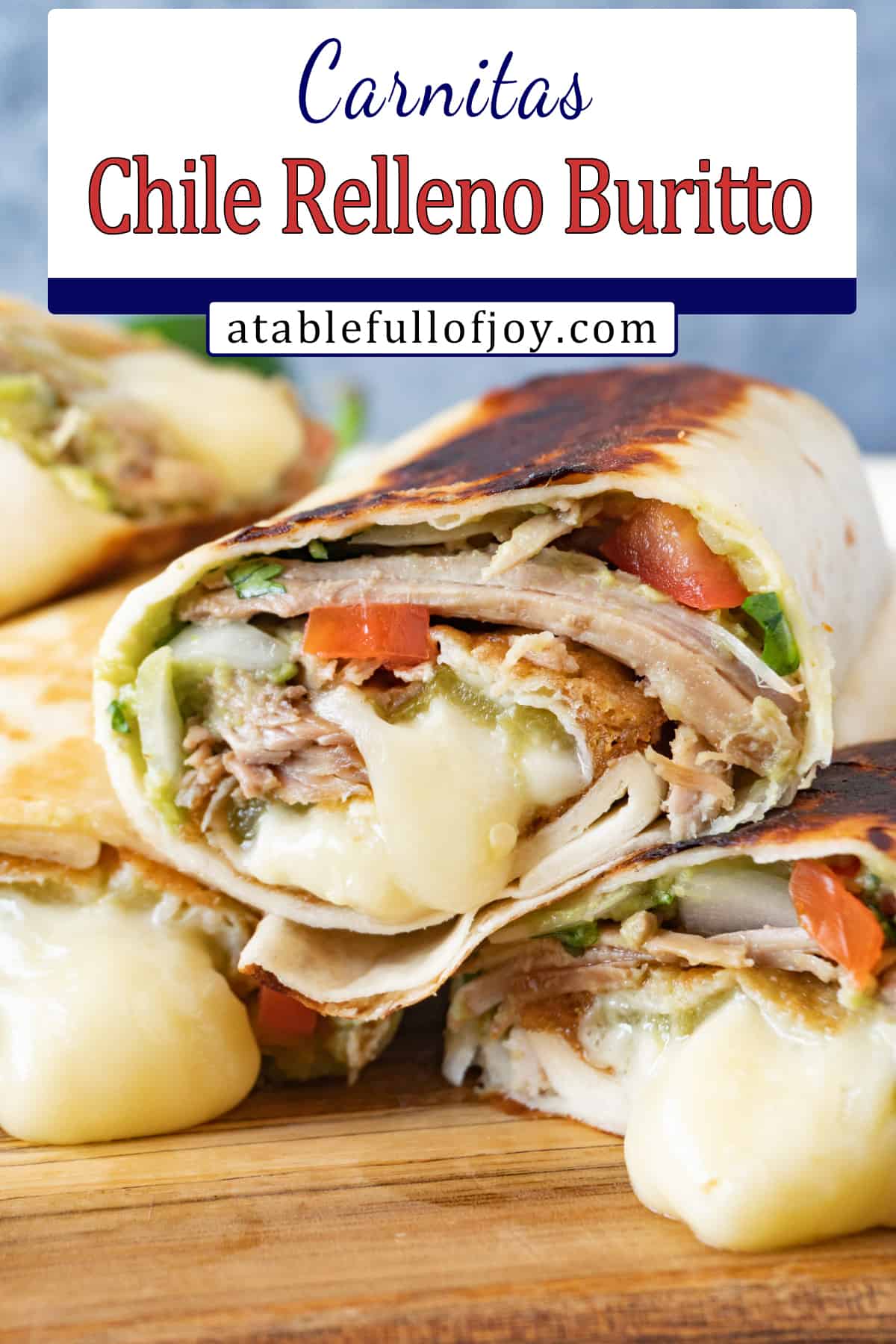 chile relleno burrito pinterest pin