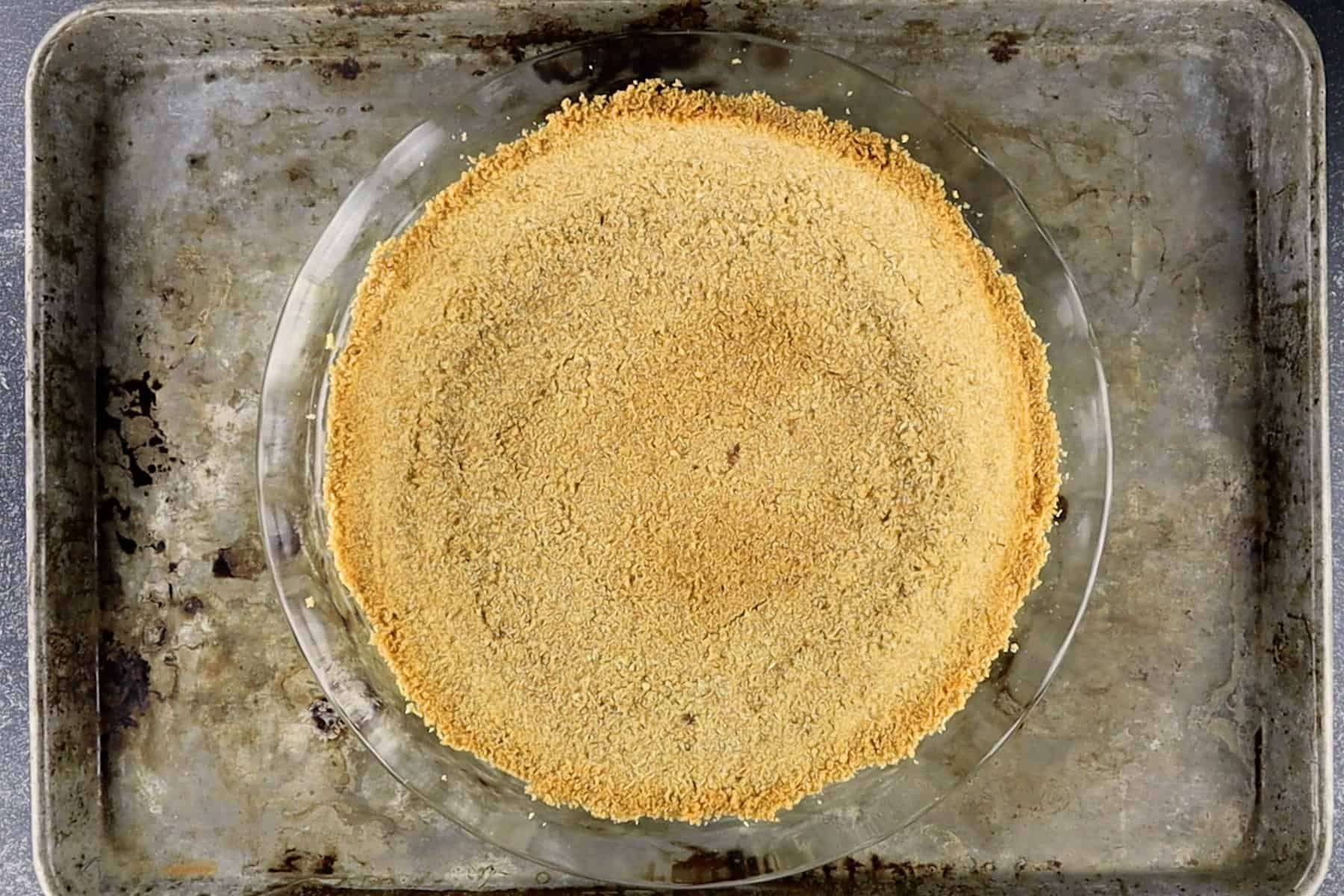 pre-baked graham cracker crust