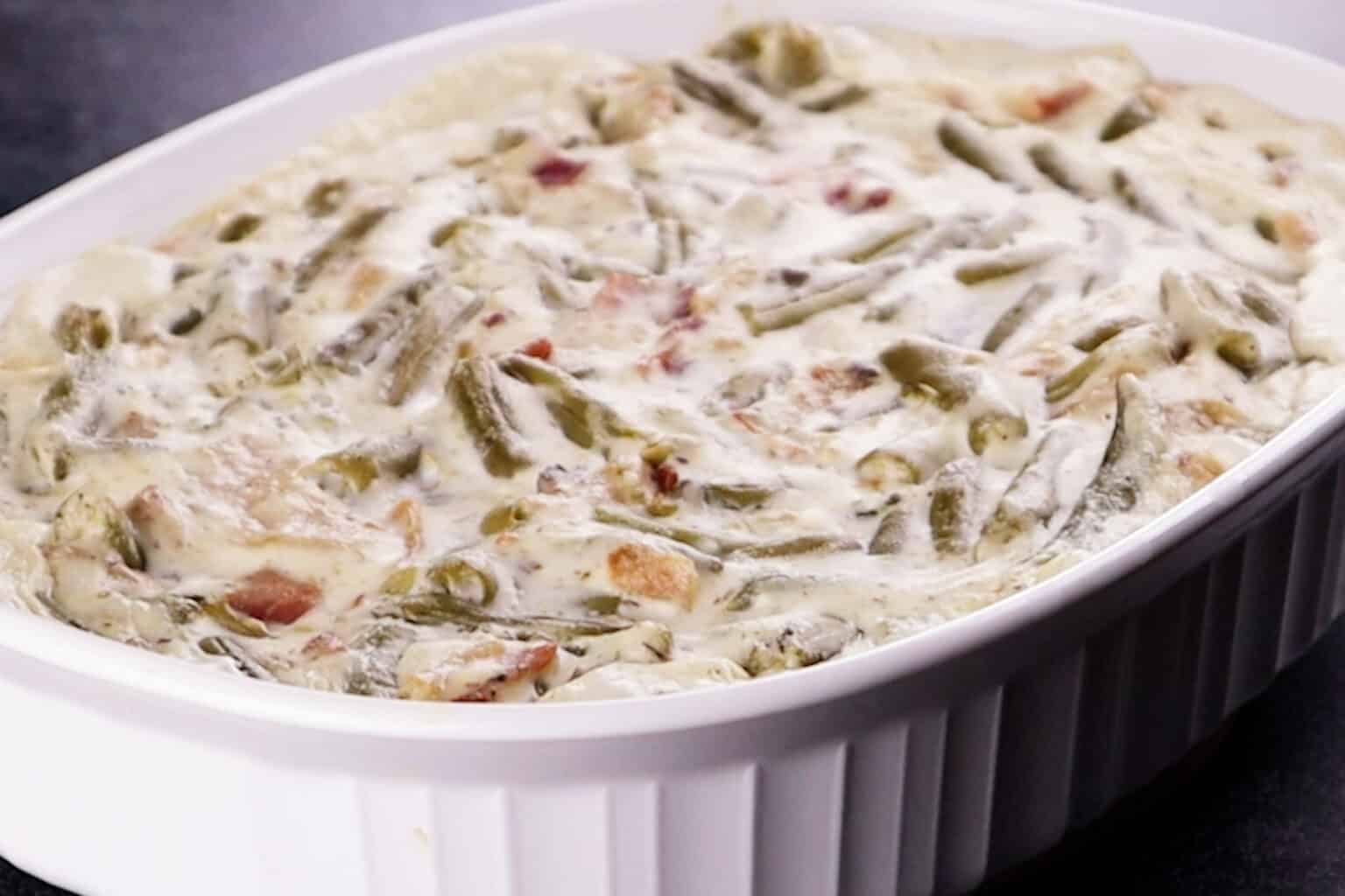 The BEST Green Bean Casserole with Cream Cheese Easy to Make