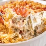 green bean casserole with cream cheese featured image