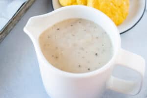 gravy in cup