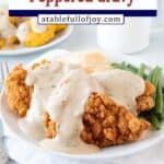 peppered gravy pinterest image