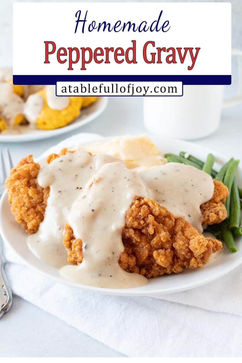 The BEST Pepper Gravy Recipe Ready in 7 minutes!