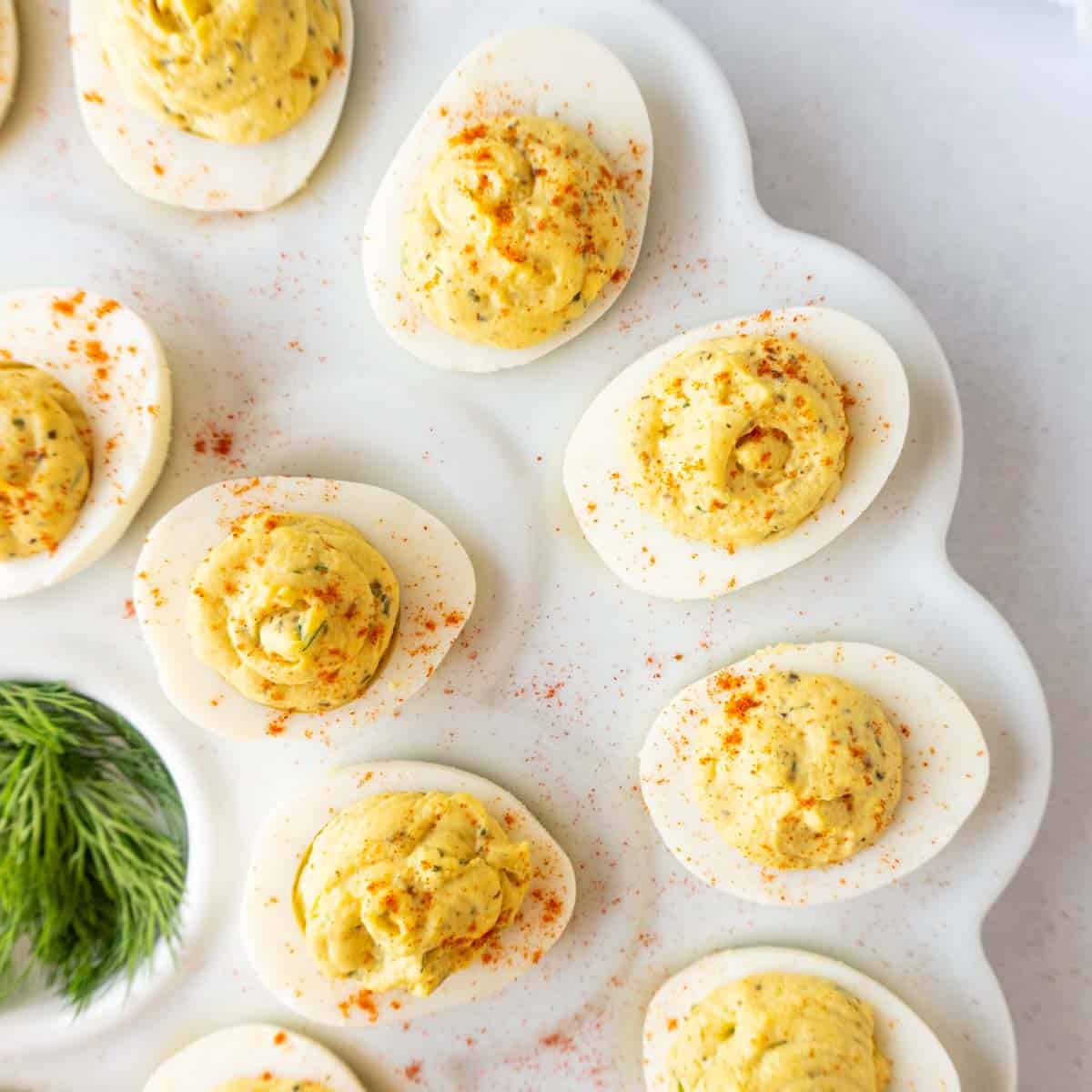 Smoked Deviled Eggs  