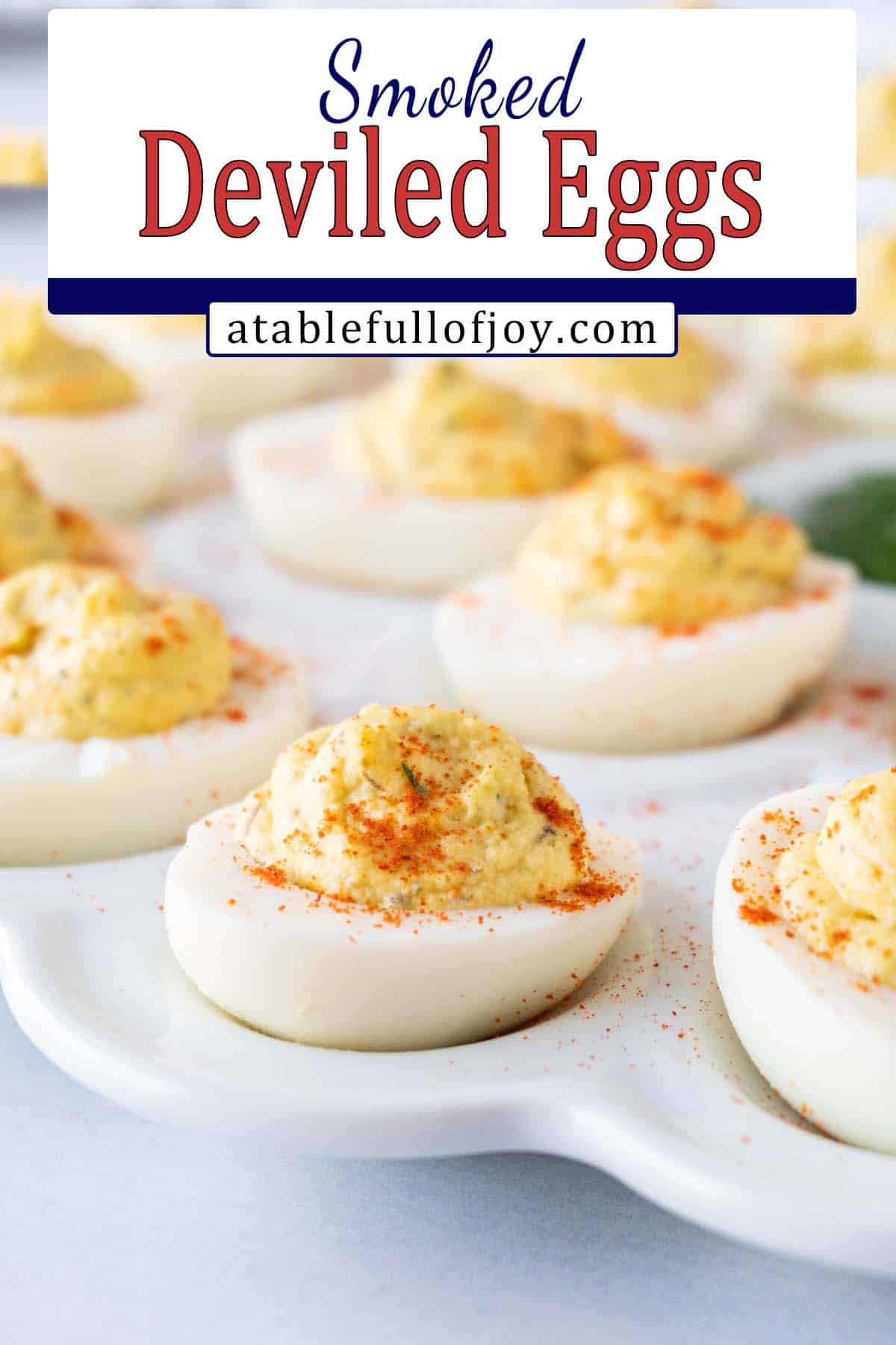 Smoked Deviled Eggs pinterest pins