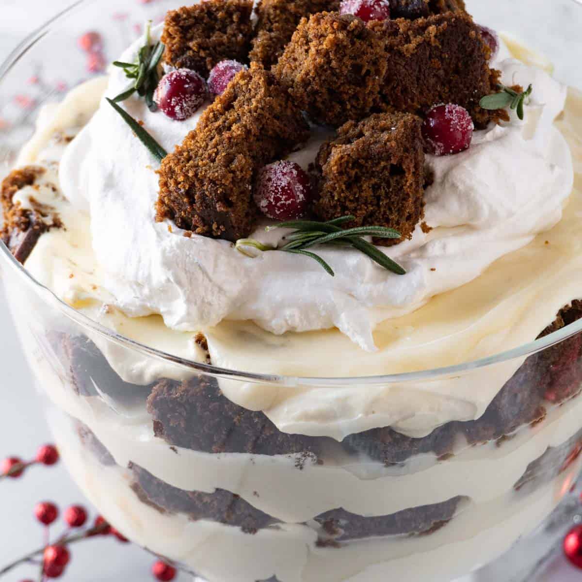 gingerbread trifle featured image