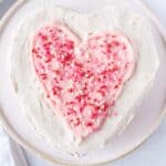 Heart Cake on cake plate featured image