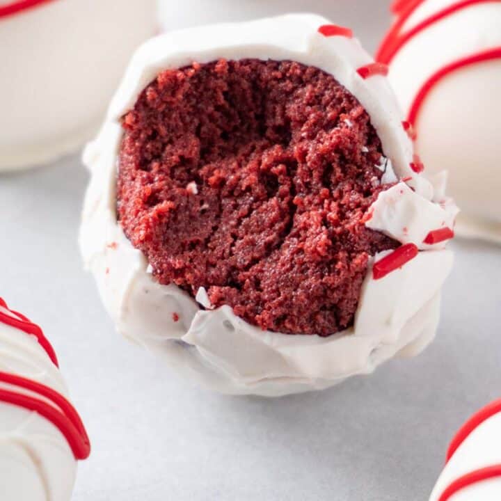The BEST Red Velvet Cake Balls 3 Ingredients & Super Easy!