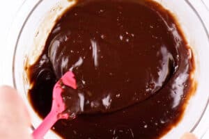 smooth ganache in bowl