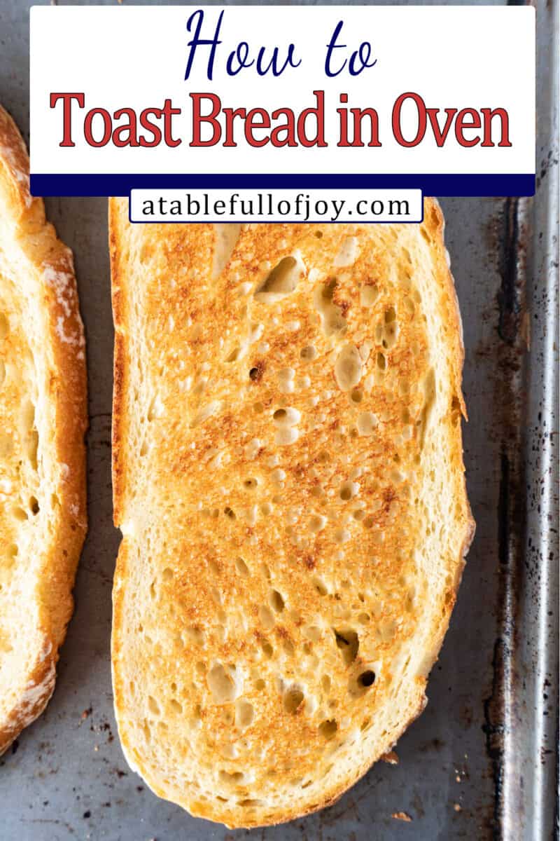 Perfect Oven Toasted Bread Under 3 Minutes!