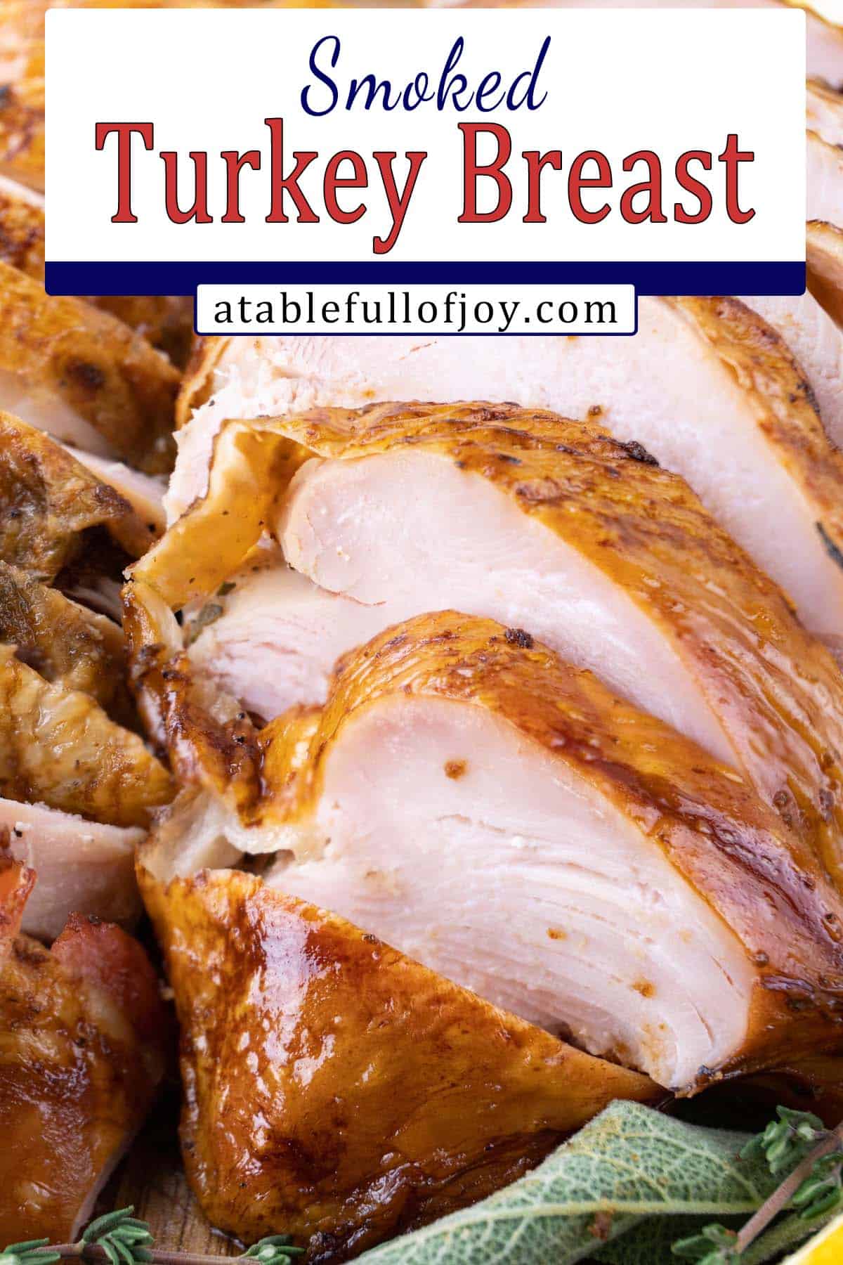 smoked turkey breast pinterest pin