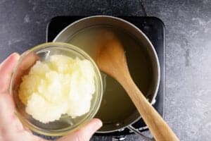 adding lemonade concentrate