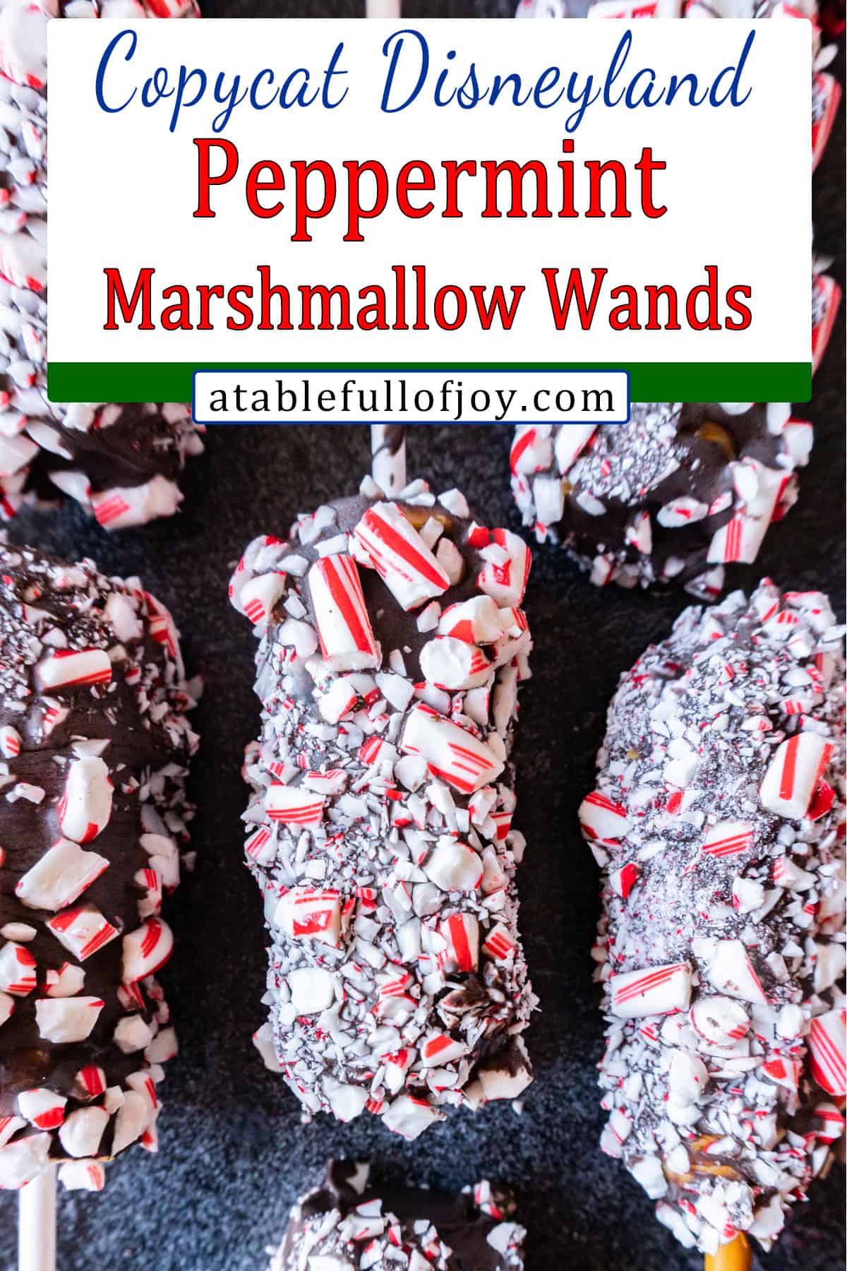 Peppermint Marshmallow Wands pinterest pin