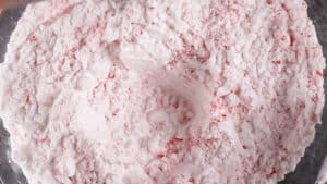 candy cane powdered topping