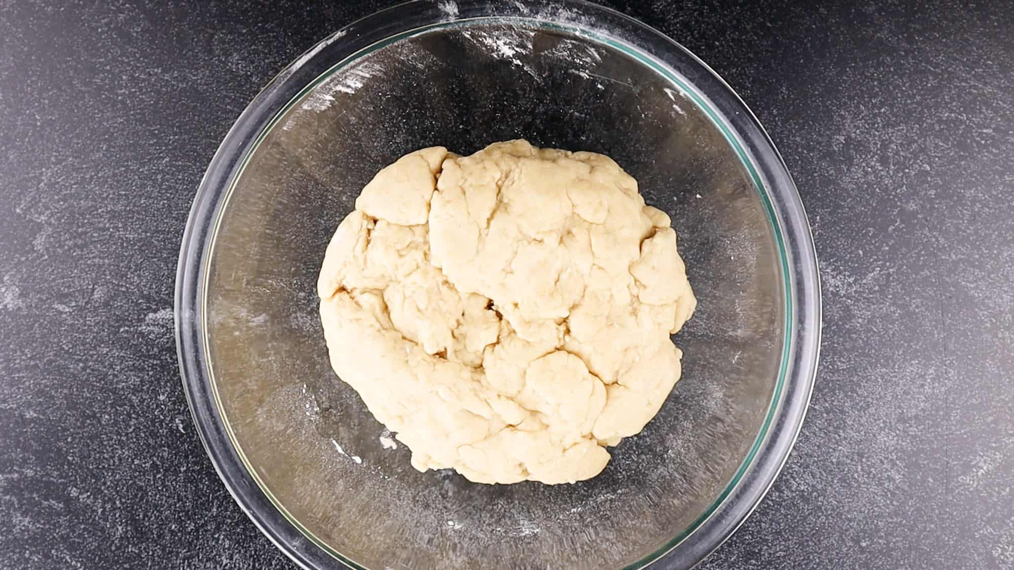 dough resting in bowl