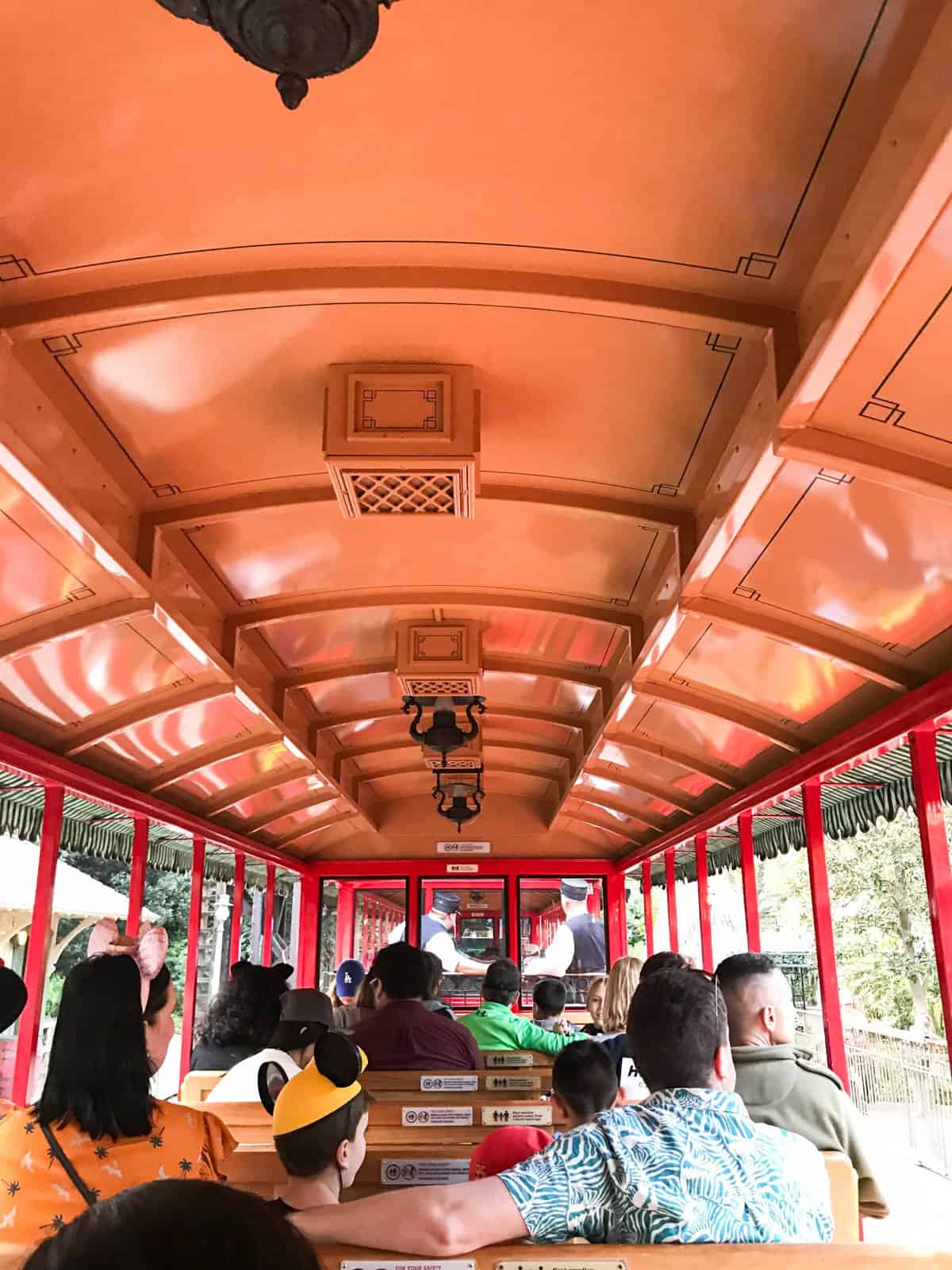 Disney railroad car