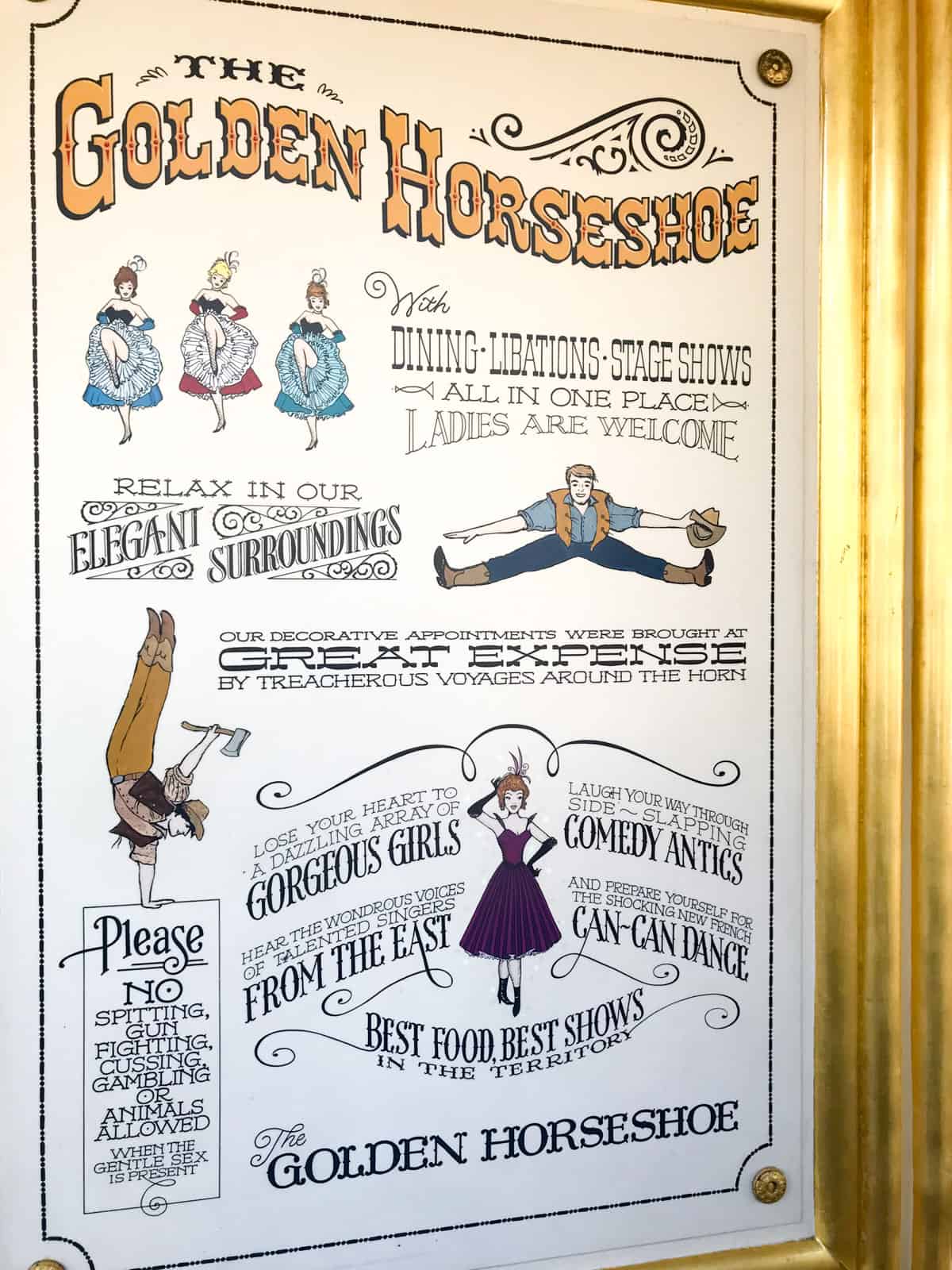 golden horseshoe sign