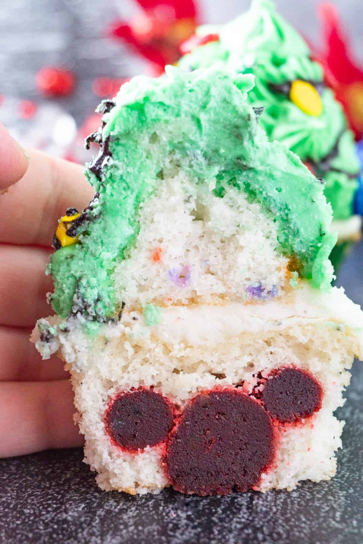 Close up of Twice Upon a Cupcake Hidden Mickey