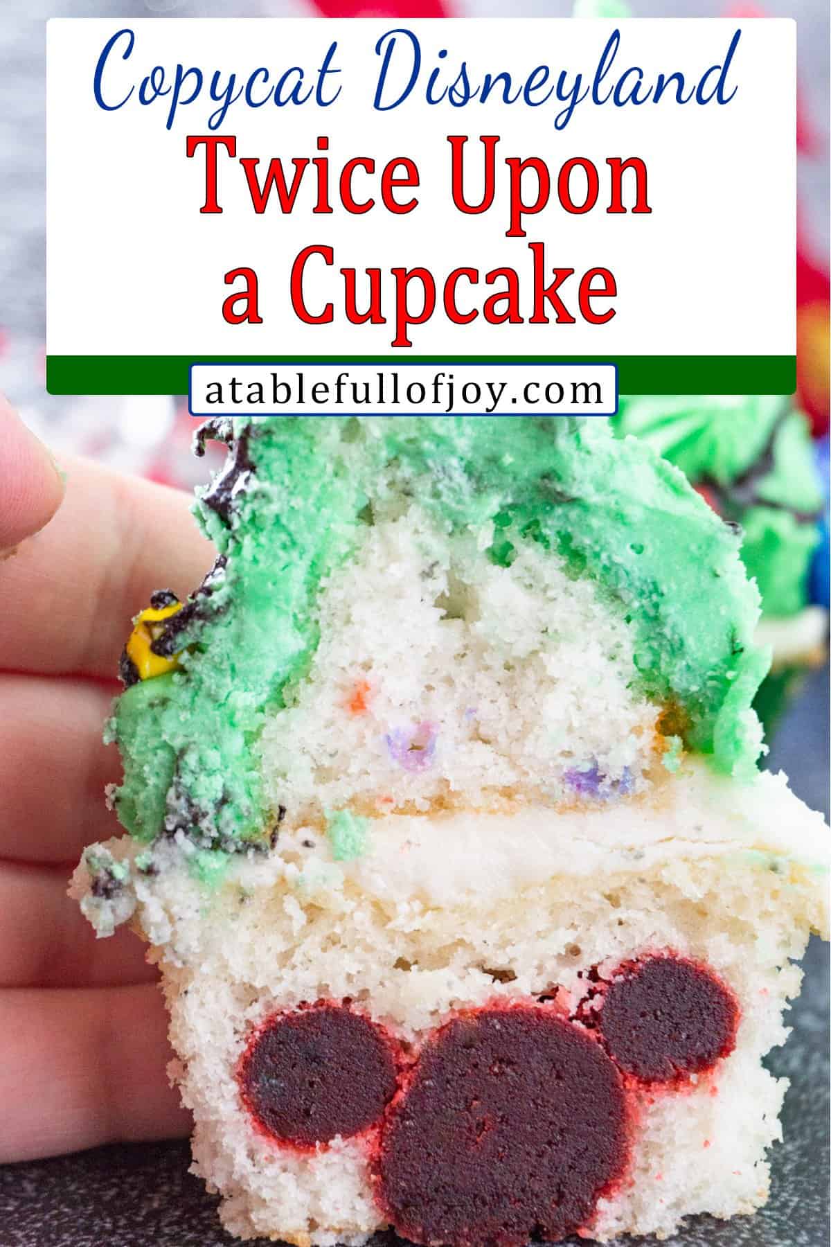 twice upon a christmas cupcakes pinterest image