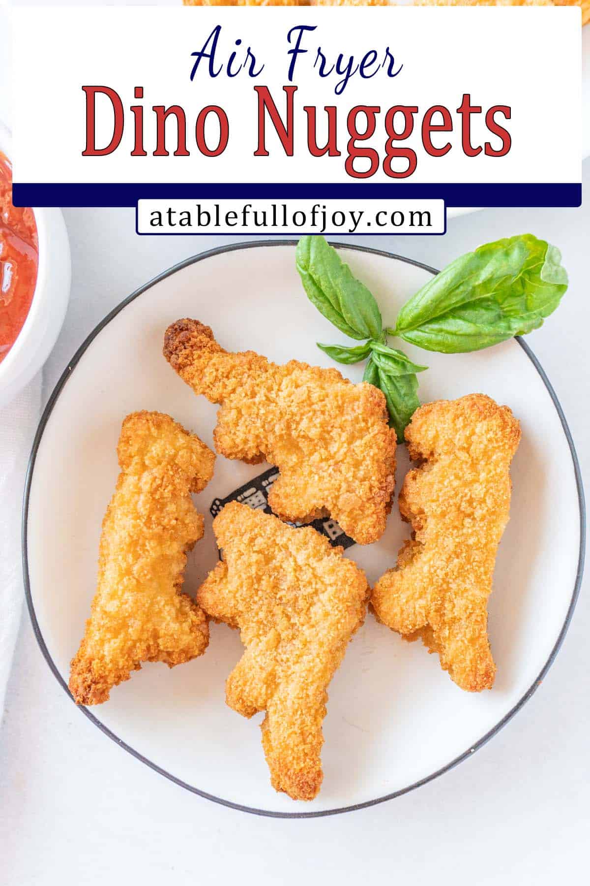 dino nuggets pinterest pin.