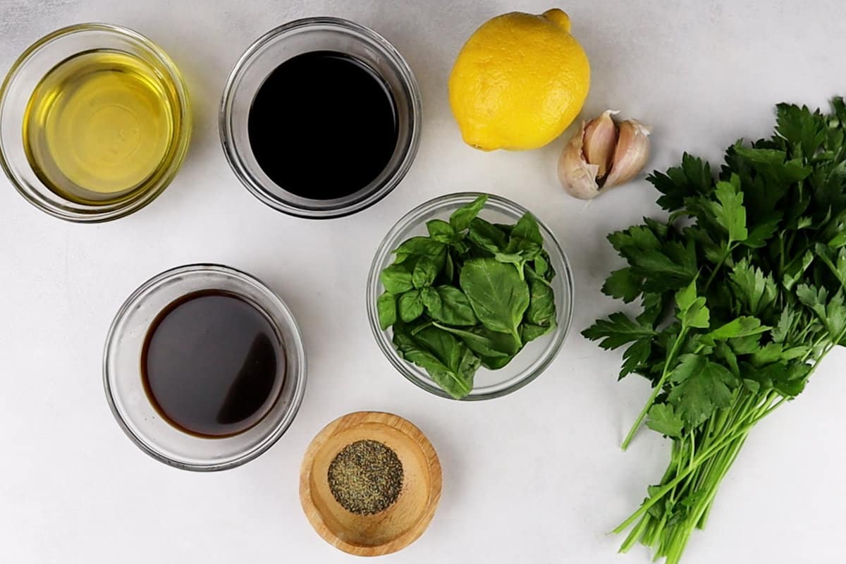 marinade ingredients.