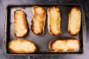 bread toasted.