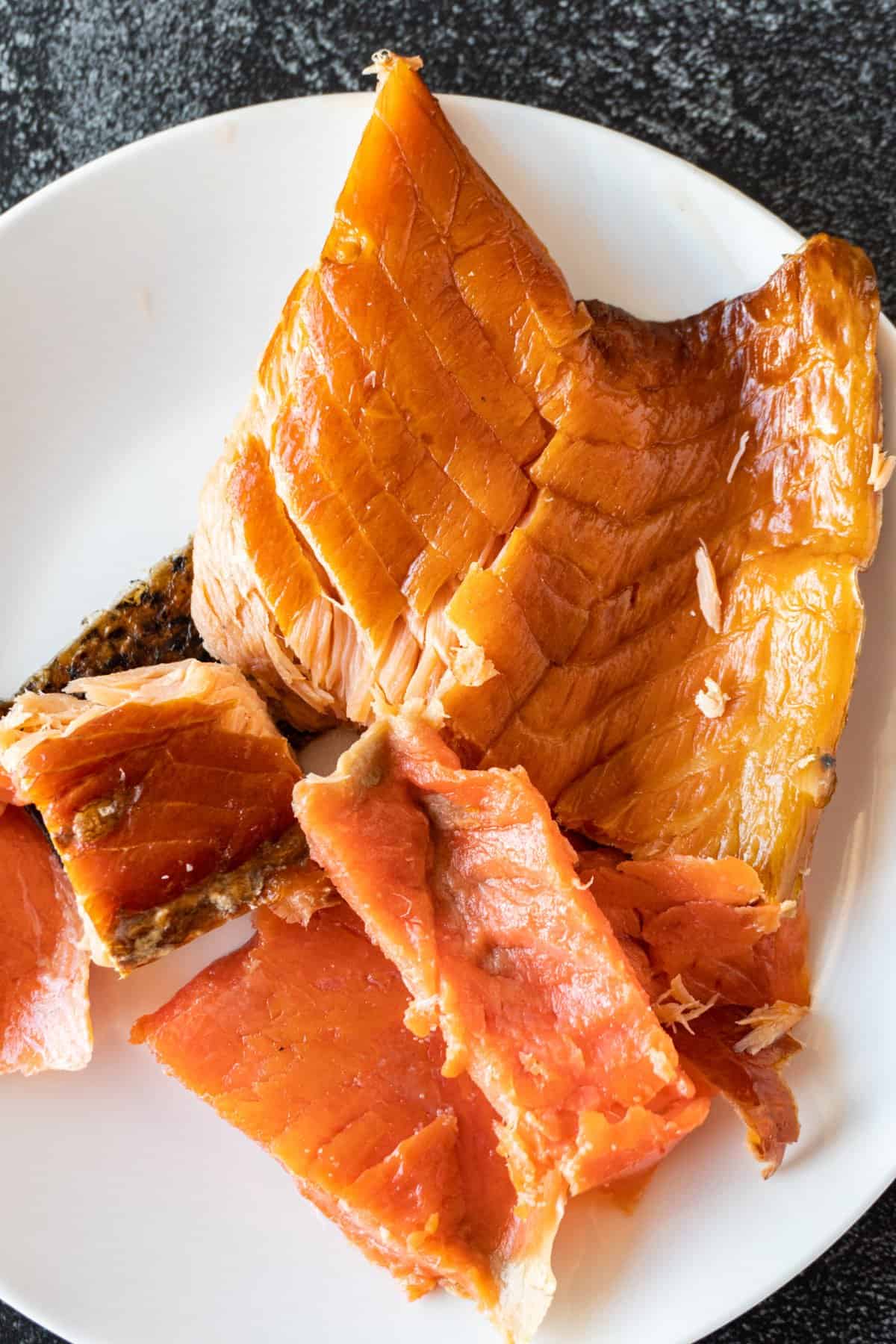 smoked salmon gone bad- yellow in color