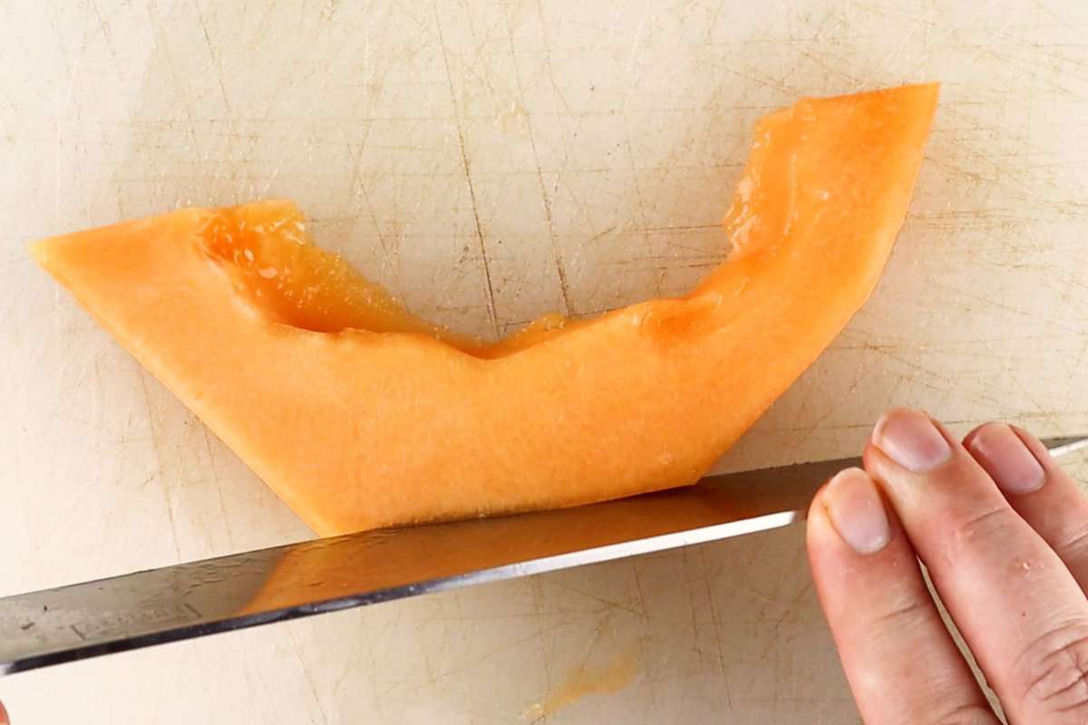 cutting of last of rind