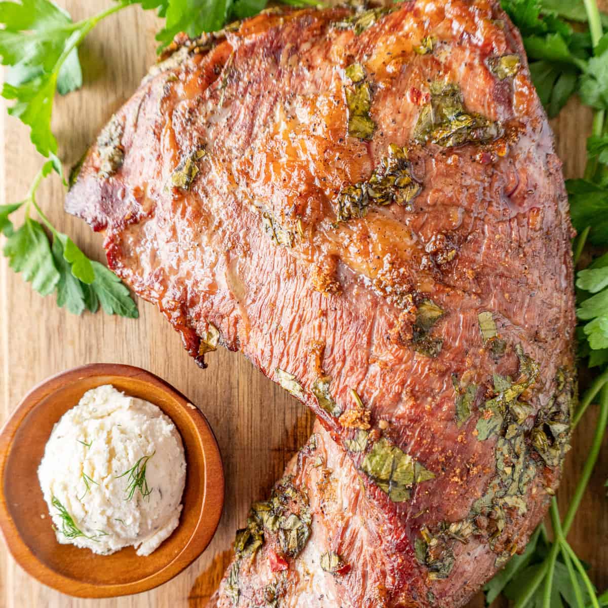 marinated tri tip featured image.